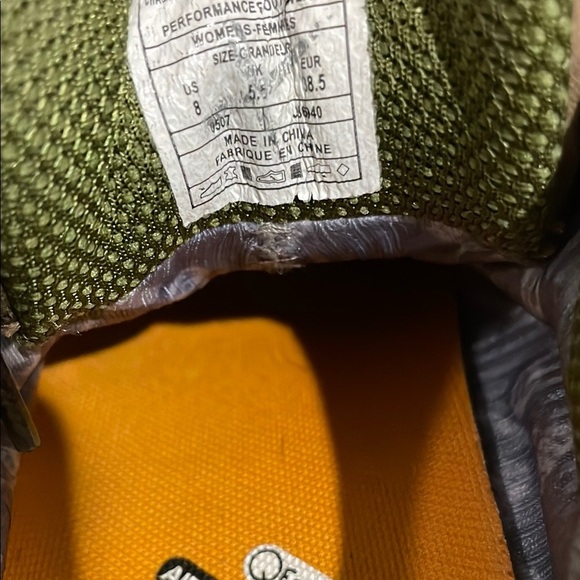 Merrell Brown and Green Athletic Shoes Hiking Boots - Picture 11 of 11